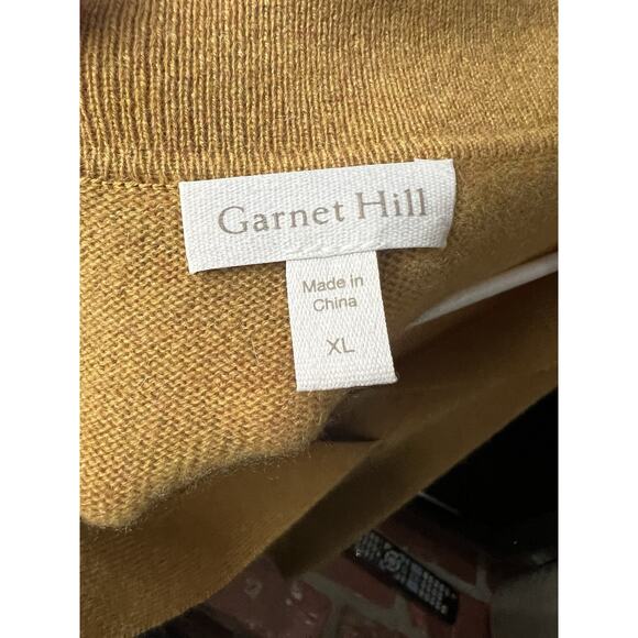 Garnet Hill Essential Cashmere Polo Sweater Pullover Collared Size XL $179 - Picture 8 of 10
